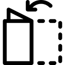 External rear slip pocket