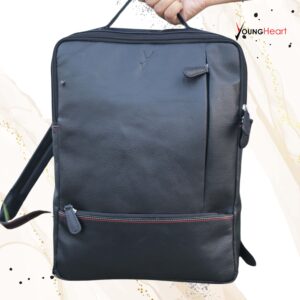 Leather sleek Backpack