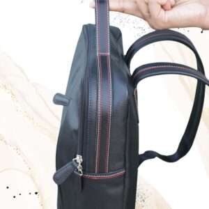 Leather sleek Backpack